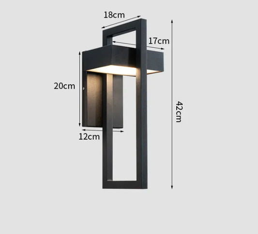 Contemporary Garden Wall Light