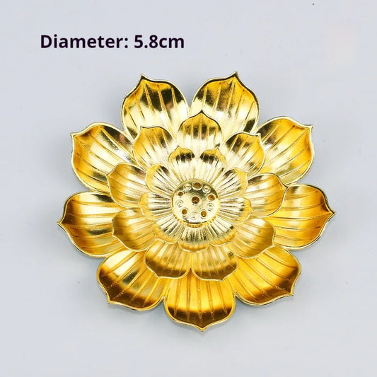 Lotus Alloy Incense Holder