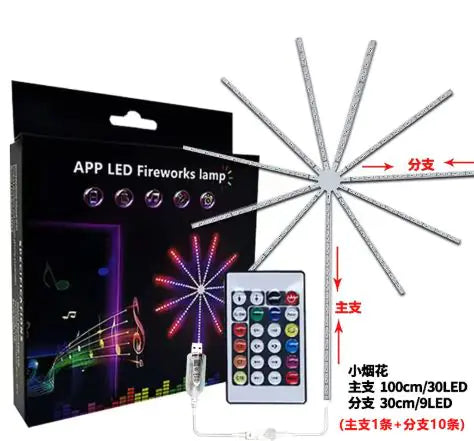 Firework Light with Remote & Bluetooth Control