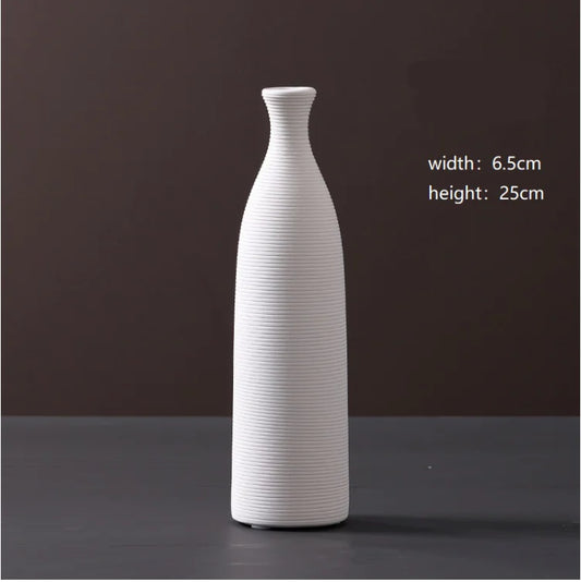 Elegant White Decor Vase