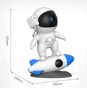 Stellar Rocket Astronaut Light Projector