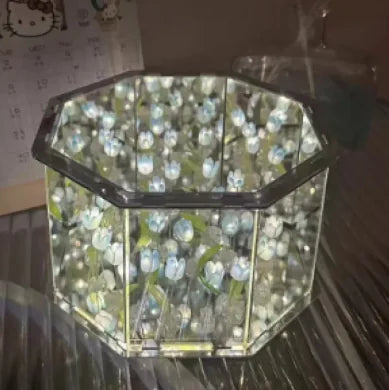 DIY Octagonal Tulip Rose Flower Night Lamp - Nova Store