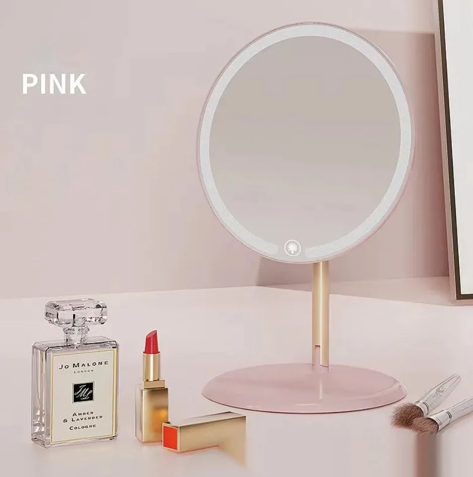 LED Makeup Mirror with Tri-Fold Desk Lamp - Nova Store