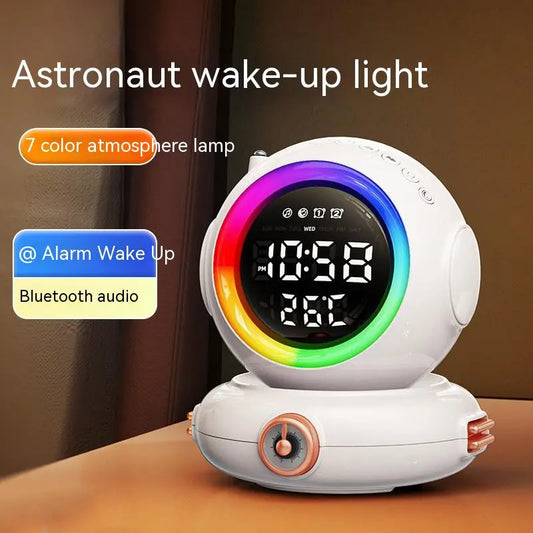 Astronaut Bluetooth Speaker Sunrise Ambience Light